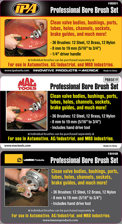 Three Labels for Three Clients - From the Same Basic Layout