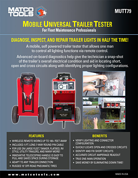 MUTT Sell Sheet for Matco Tools